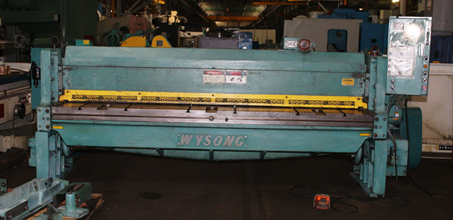 10 GA x 10' WYSONG ... SHEET METAL SHEAR